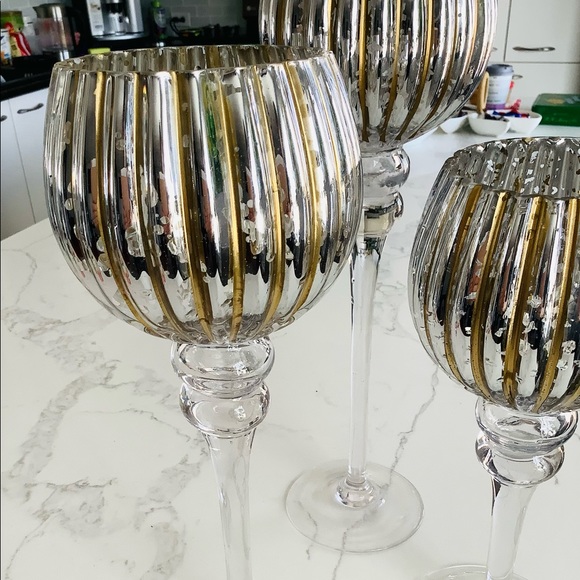 Three candle holders/ home decor 🌷🌷🌷 - Picture 8 of 10
